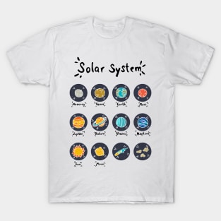 Solar System Planets T-Shirt